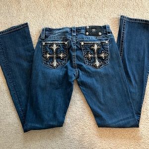 Miss me Mid-rise Easy Boot Bootcut Jeans. 28x35 long